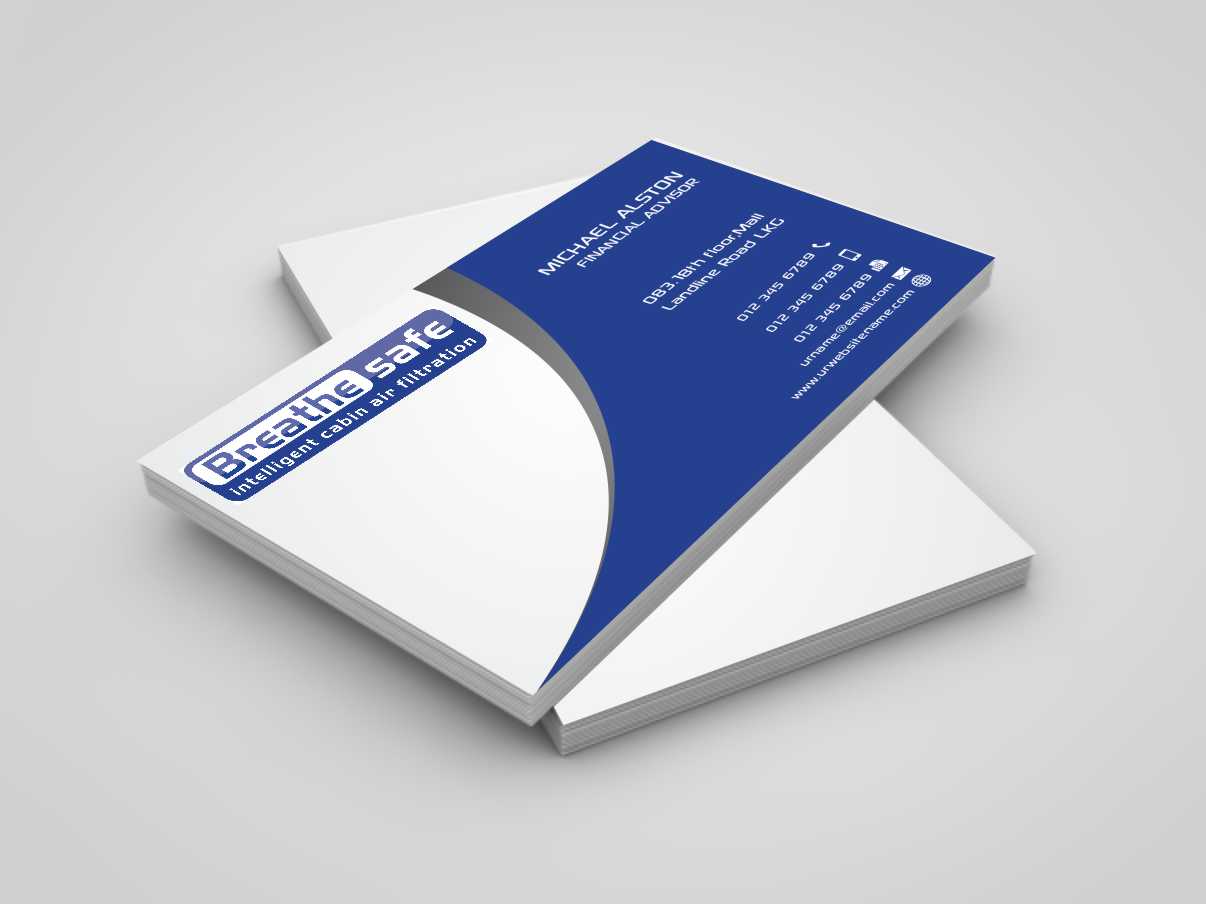 Diseño de Tarjeta de Presentación por szabist para Breathesafe Pty Ltd | Diseño #9225304