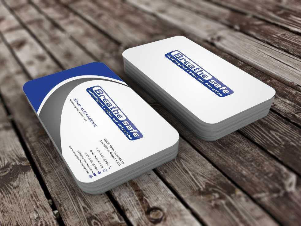 Design de Carte de Visite par szabist pour Breathesafe Pty Ltd | Design #9225317