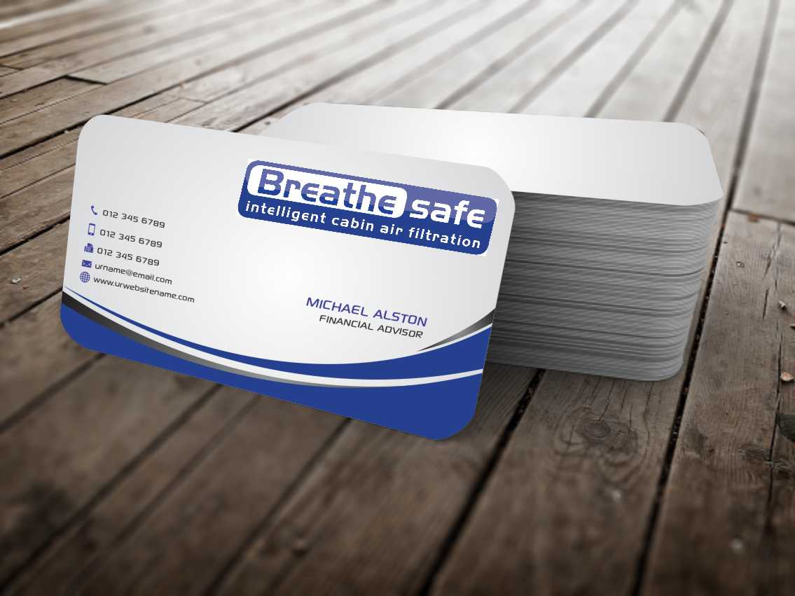 Diseño de Tarjeta de Presentación por szabist para Breathesafe Pty Ltd | Diseño #9225318