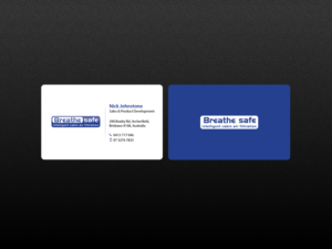 Business Card Design by Creations Box 2015 for Breathesafe Pty Ltd | Design #9244989