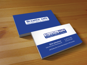 Visitenkarten-Design von Creations Box 2015 für Breathesafe Pty Ltd | Design: #9244992