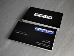 Visitenkarten-Design von Creations Box 2015 für Breathesafe Pty Ltd | Design: #9245000
