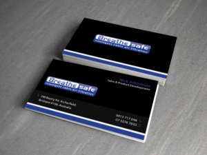 Visitenkarten-Design von Creations Box 2015 für Breathesafe Pty Ltd | Design: #9245004