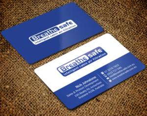 Business Card Design by Brand aid for Breathesafe Pty Ltd | Design: #9227050