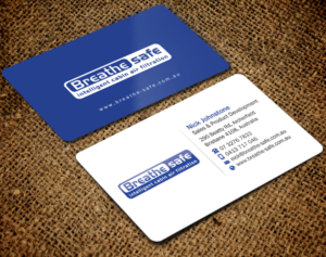 Business Card Design by Brand aid for Breathesafe Pty Ltd | Design: #9227051