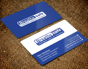 Business Card Design by Brand aid for Breathesafe Pty Ltd | Design: #9227054