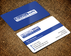 Business Card Design by Brand aid for Breathesafe Pty Ltd | Design: #9227055