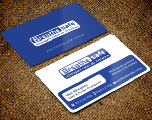 Business Card Design by Brand aid for Breathesafe Pty Ltd | Design: #9227068