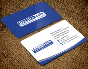 Business Card Design by Brand aid for Breathesafe Pty Ltd | Design: #9227069