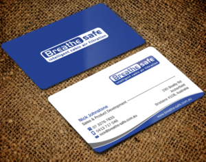 Design de Carte de Visite par Brand aid pour Breathesafe Pty Ltd | Design : #9236149