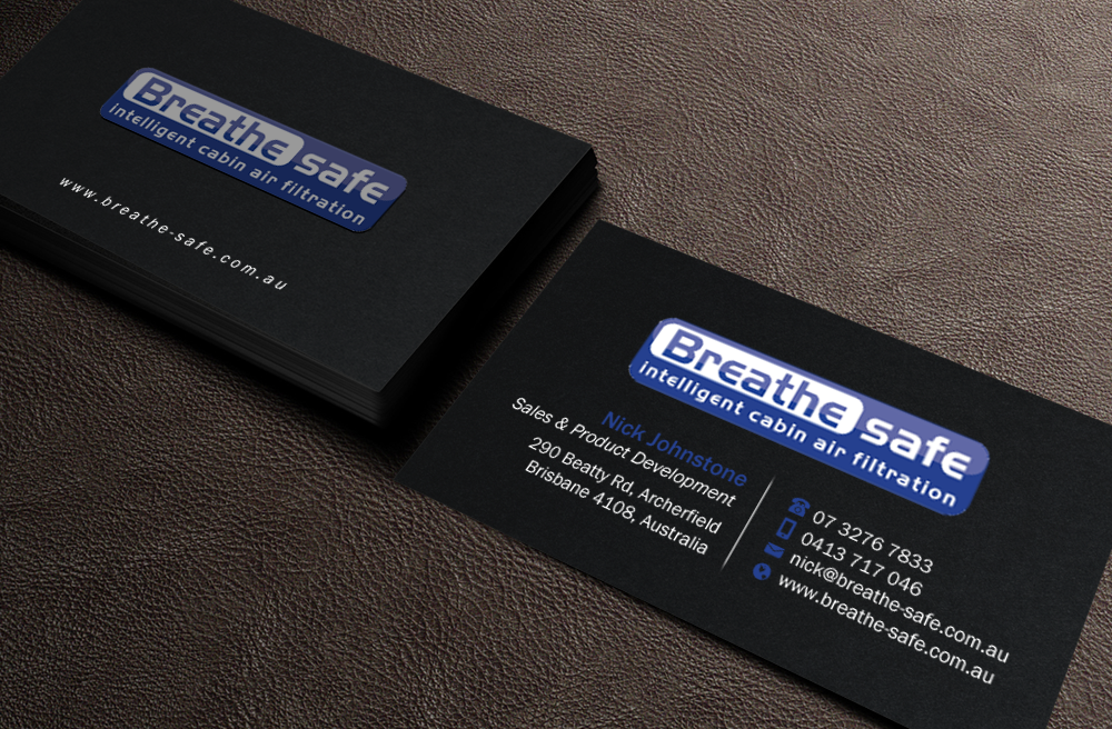 Design de Carte de Visite par Brand aid pour Breathesafe Pty Ltd | Design #9236151
