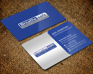 Design de Carte de Visite par Brand aid pour Breathesafe Pty Ltd | Design : #9318325