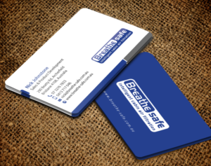 Business Card Design by chandrayaan.creative for Breathesafe Pty Ltd | Design #9236111