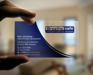 Visitenkarten-Design von chandrayaan.creative für Breathesafe Pty Ltd | Design: #9236118
