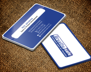 Design de Carte de Visite par chandrayaan.creative pour Breathesafe Pty Ltd | Design : #9236125