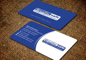 Design de Carte de Visite par chandrayaan.creative pour Breathesafe Pty Ltd | Design : #9236128