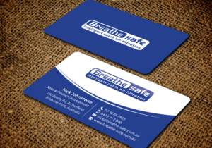 Visitenkarten-Design von chandrayaan.creative für Breathesafe Pty Ltd | Design: #9236130