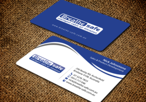 Design de Carte de Visite par chandrayaan.creative pour Breathesafe Pty Ltd | Design : #9236131