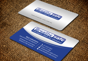 Visitenkarten-Design von chandrayaan.creative für Breathesafe Pty Ltd | Design: #9318421