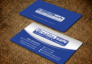 Visitenkarten-Design von chandrayaan.creative für Breathesafe Pty Ltd | Design: #9318422