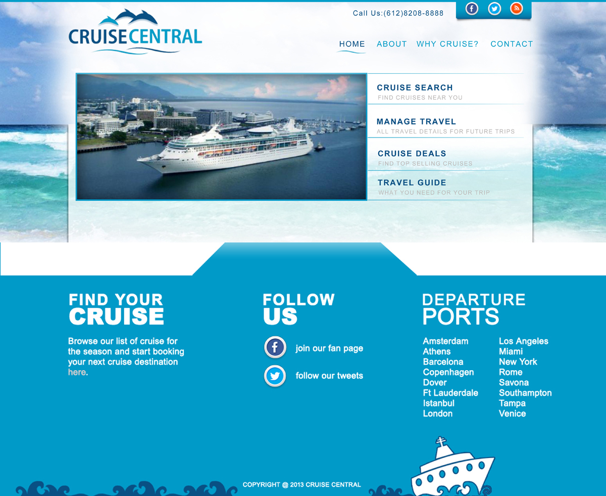 Graphic Design by Geekd GFXS for TRAVEL CENTRAL | Design #2061890