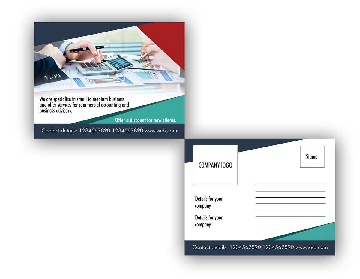 Design de Carte Postale par Ushan sampath pour Sheva Accounting Services | Design #9219093