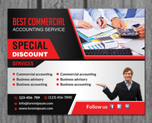 Design de Carte Postale par creative.bugs pour Sheva Accounting Services | Design : #9225865