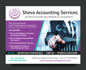Design de Carte Postale par rkailas pour Sheva Accounting Services | Design : #9248345