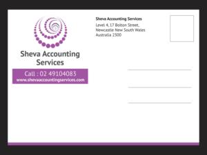 Design de Carte Postale par rkailas pour Sheva Accounting Services | Design : #9344756