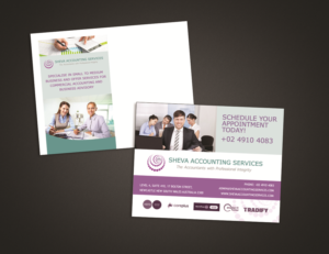 Diseño de Postal por Unique Styles para Sheva Accounting Services | Diseño: #9246801