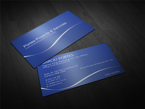 Business Card Design by Cyanide Design for Portes Project and Services | Design: #2047974