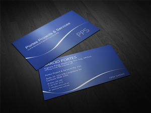 Business Card Design by Cyanide Design for Portes Project and Services | Design: #2048122
