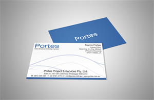 Business Card Design by Chinmayees for Portes Project and Services | Design: #2047462