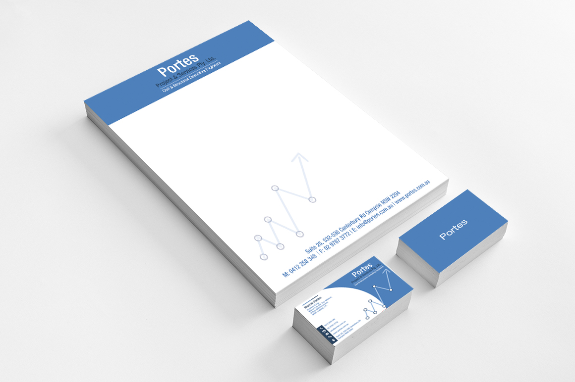 Business Card Design by Chinmayees for Portes Project and Services | Design #2052231