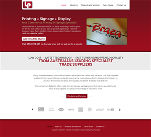 Loyalty Print website re-design | Wordpress Design by Latest Design Ideas