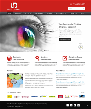 Wordpress Design by pb for this project | Design: #2040026