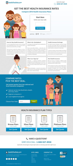 Landing Page Design