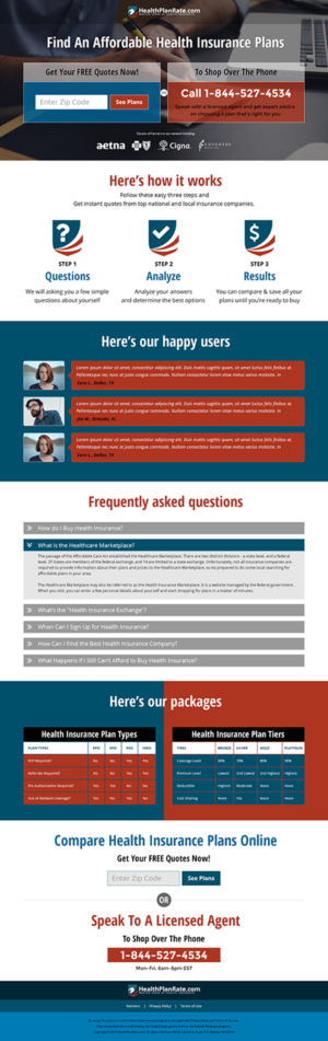 Landing Page Design by Prism IT Systems
