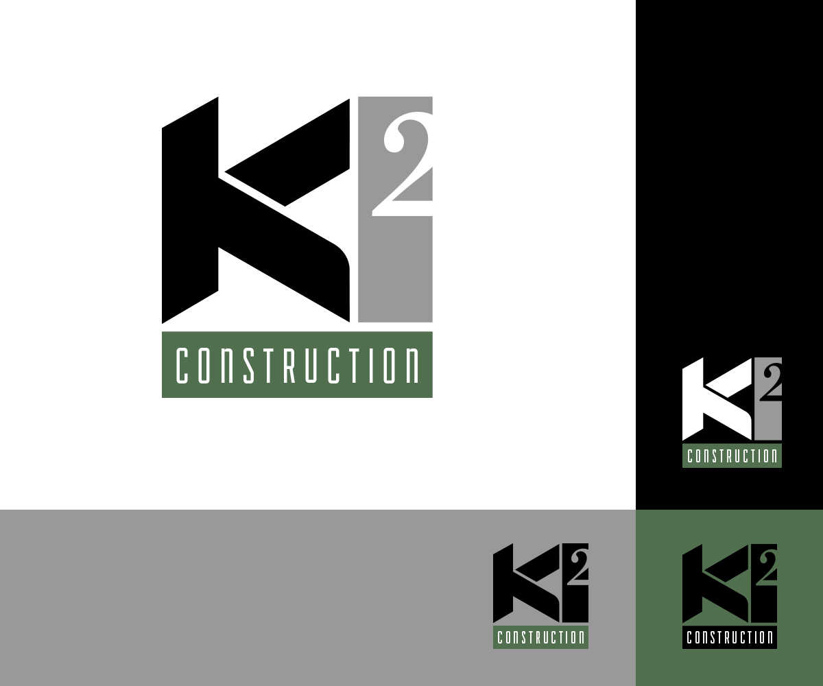 Logo Design by Thomas DeHart for K-Squared Construction Ltd. | Design #9457056