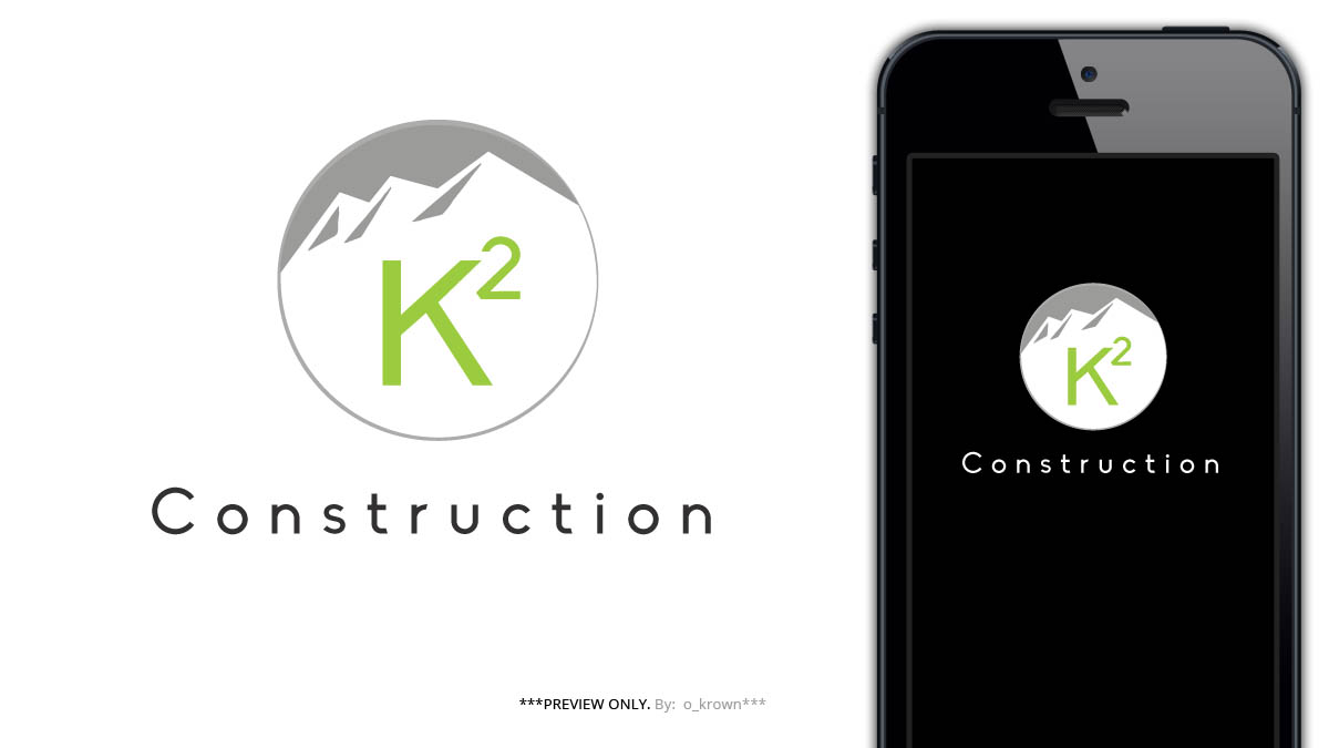 Logo Design by o_krown for K-Squared Construction Ltd. | Design #9347001