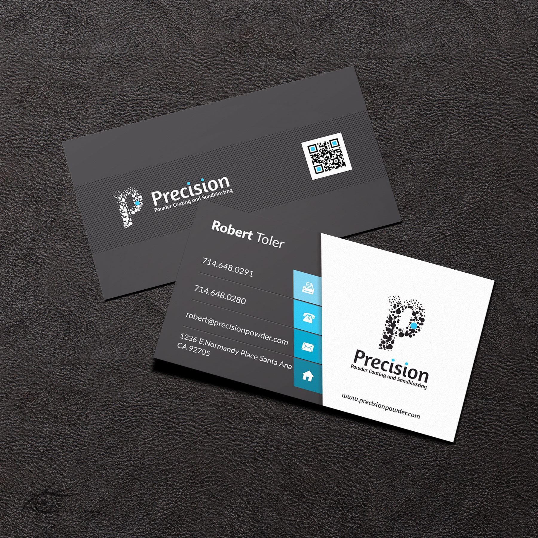 Logo Design by AITIST for Precision Powder Coating and Sandblasting | Design #9296168