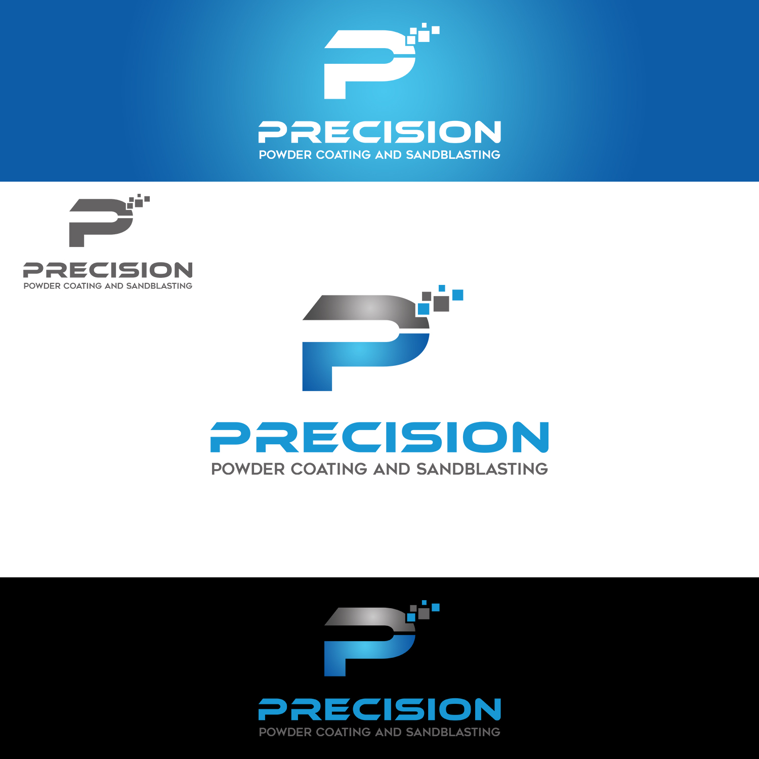 Design de Logo par Stylez Designz pour Precision Powder Coating and Sandblasting | Design #9336036