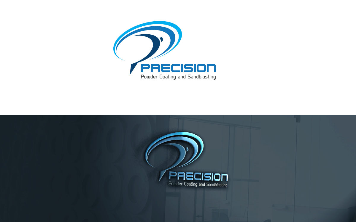 Logo Design by Grafactory for Precision Powder Coating and Sandblasting | Design #9325984