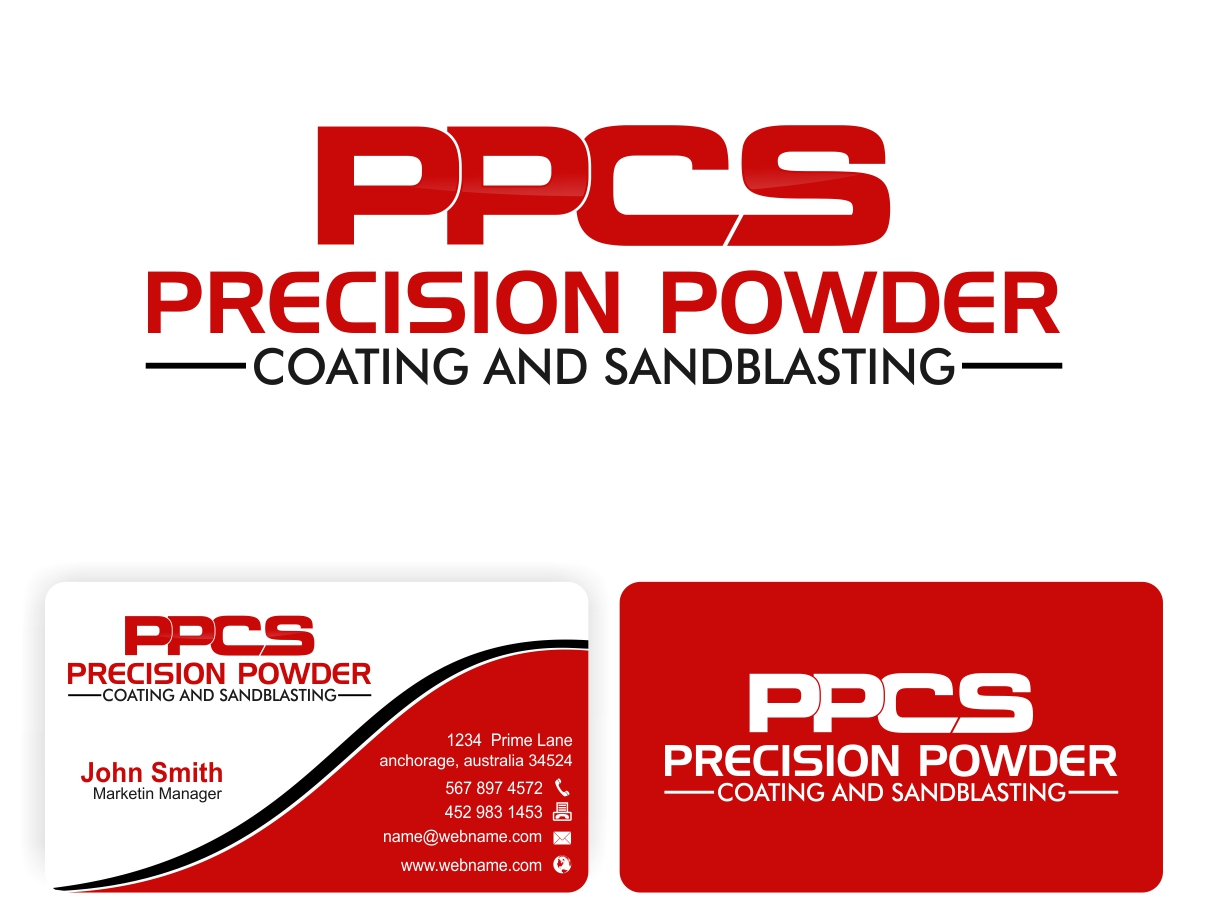 Elegant, Playful, Business Logo Design for Precision Powder Coating and