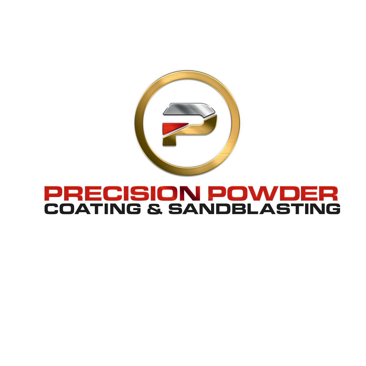 Logo Design by SimplyBe for Precision Powder Coating and Sandblasting | Design #9347086