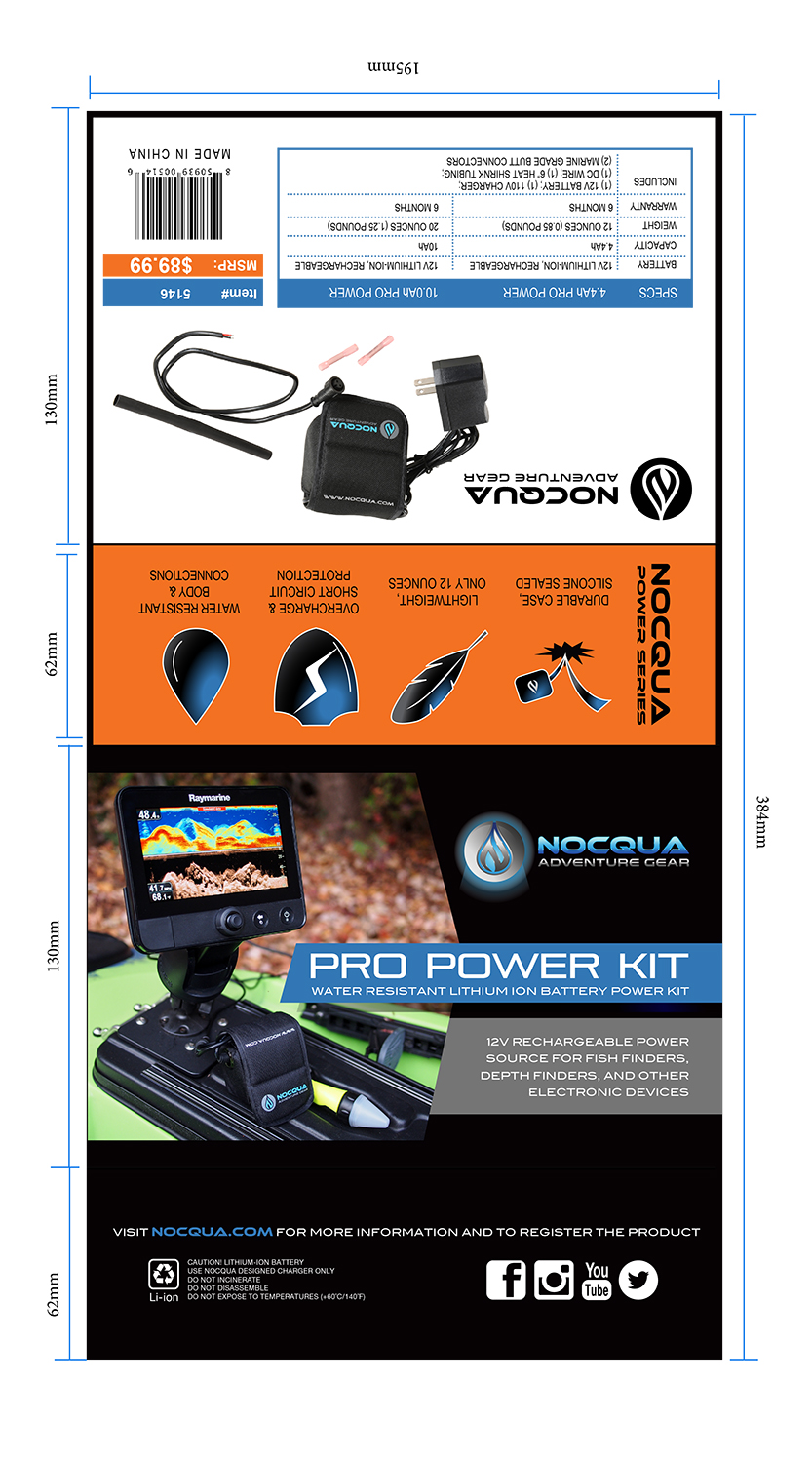 Diseño de Empaque por djadvert para Nocqua Adventure Gear | Diseño #9247133