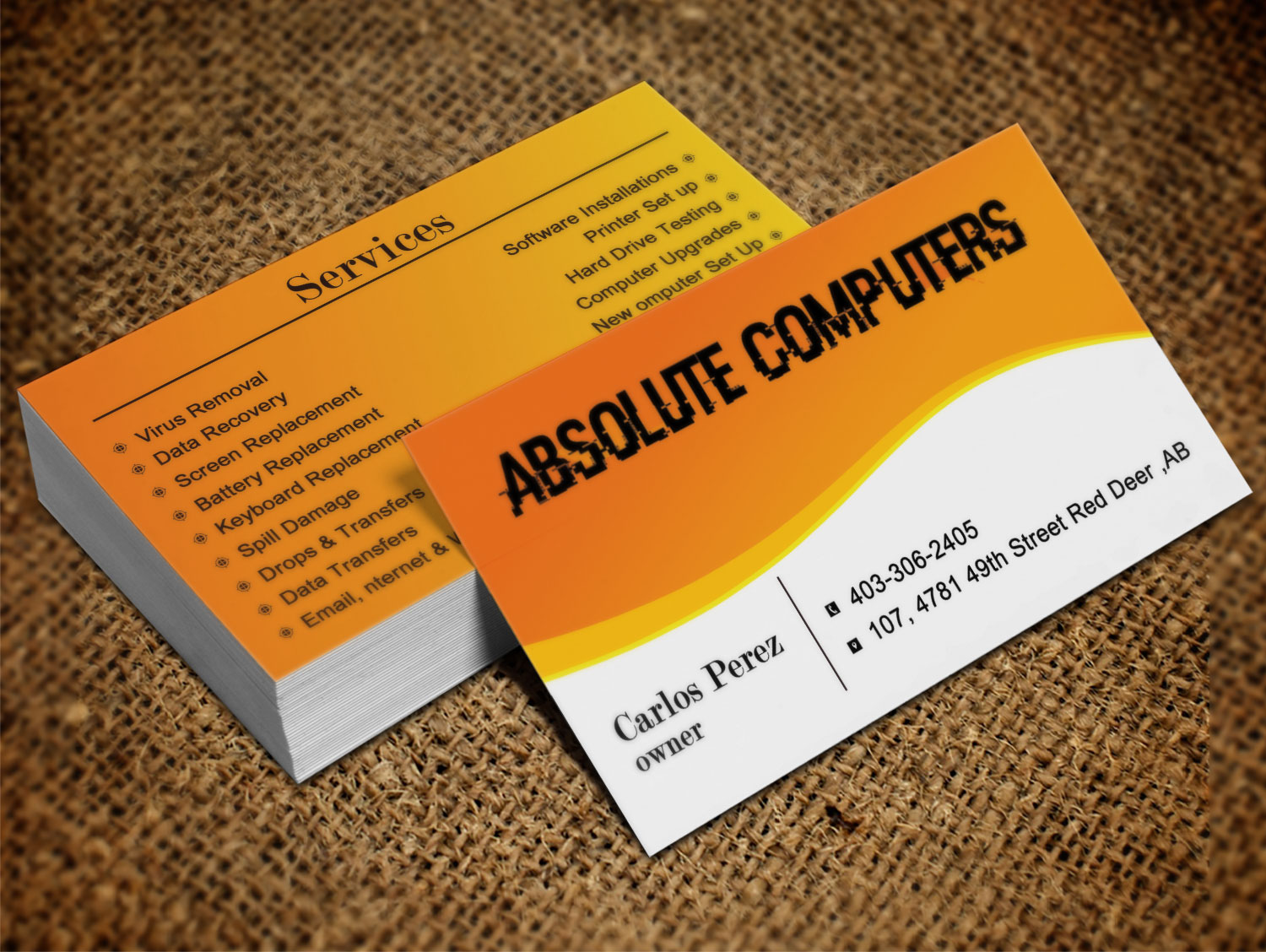 Visitenkarten-Design von Lanka Ama für Pressed Art | Design #9239330