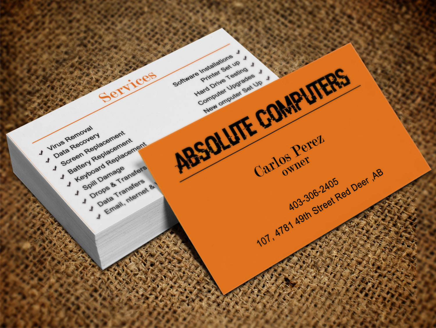 Visitenkarten-Design von Lanka Ama für Pressed Art | Design #9239332