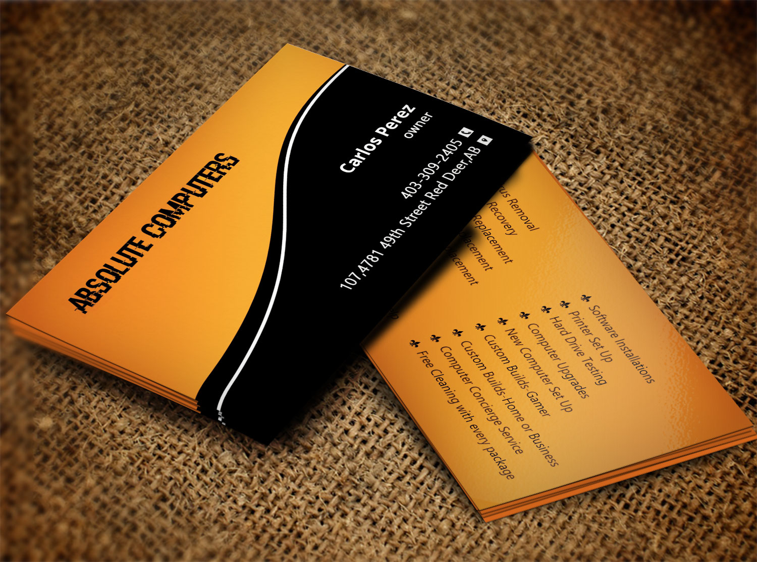 Visitenkarten-Design von Lanka Ama für Pressed Art | Design #9239355