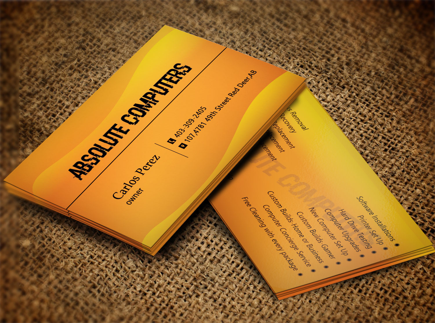 Visitenkarten-Design von Lanka Ama für Pressed Art | Design #9239357